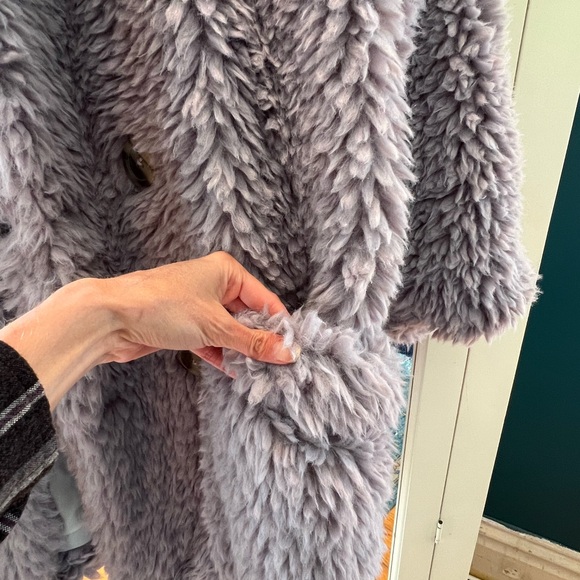 New Free People Honeypie Teddy Jacket - Picture 6 of 7